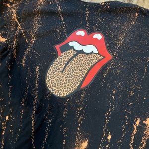 Bleached Rolling Stones shirt